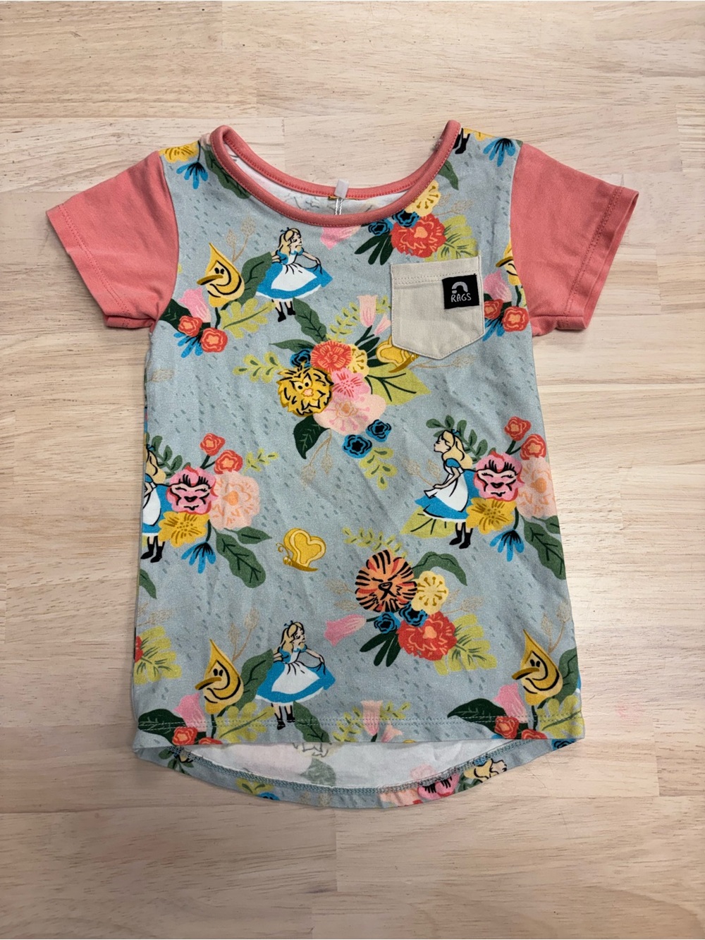 Rags Disney Alice in Wonderland tee